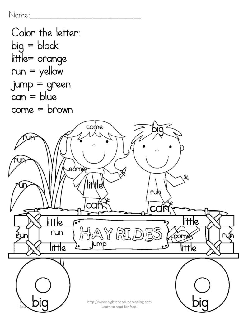 Kindergarten Activity Pack for Fall