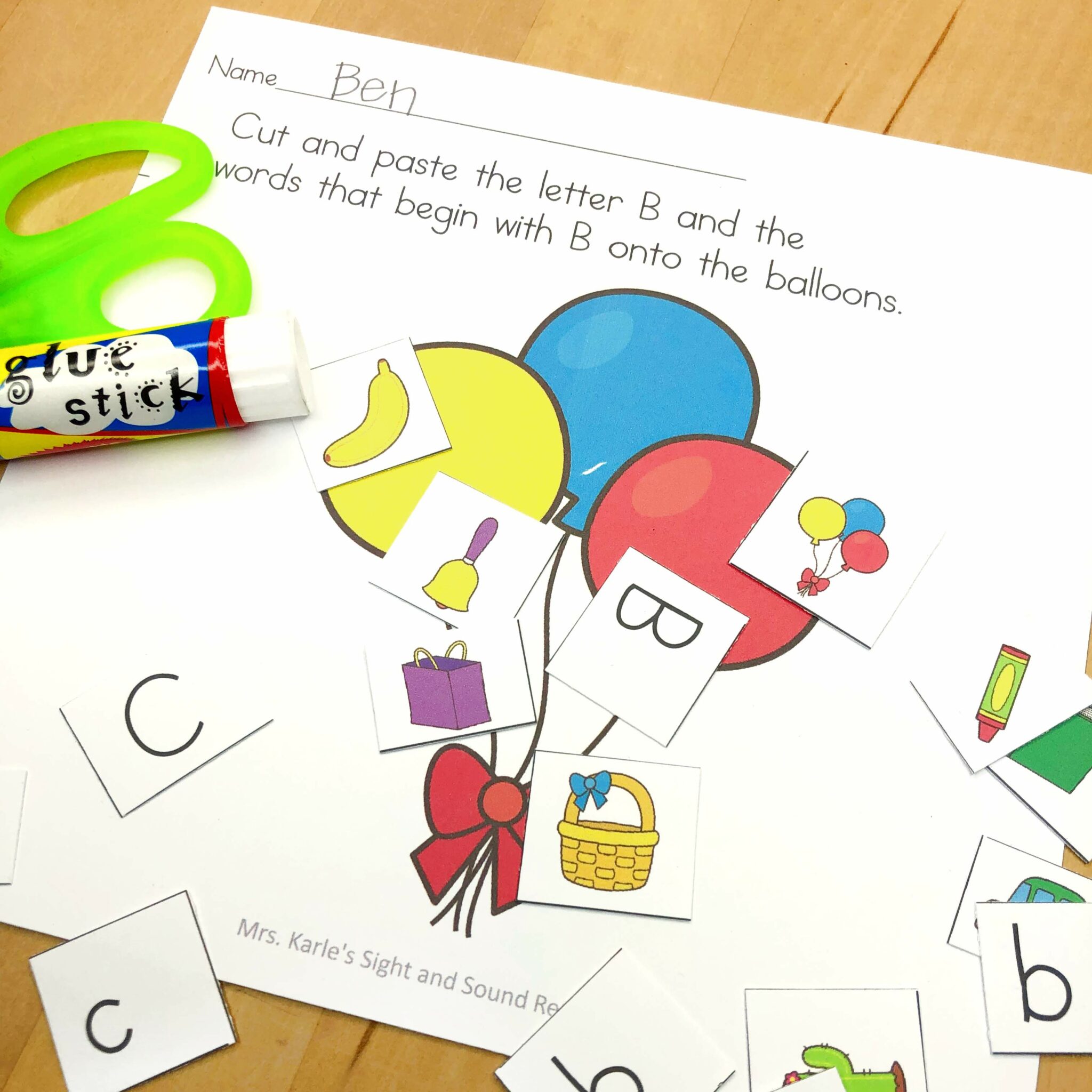 Letter B Lessons For Kindergarten Or Preschool – Dollarlessonclub.com