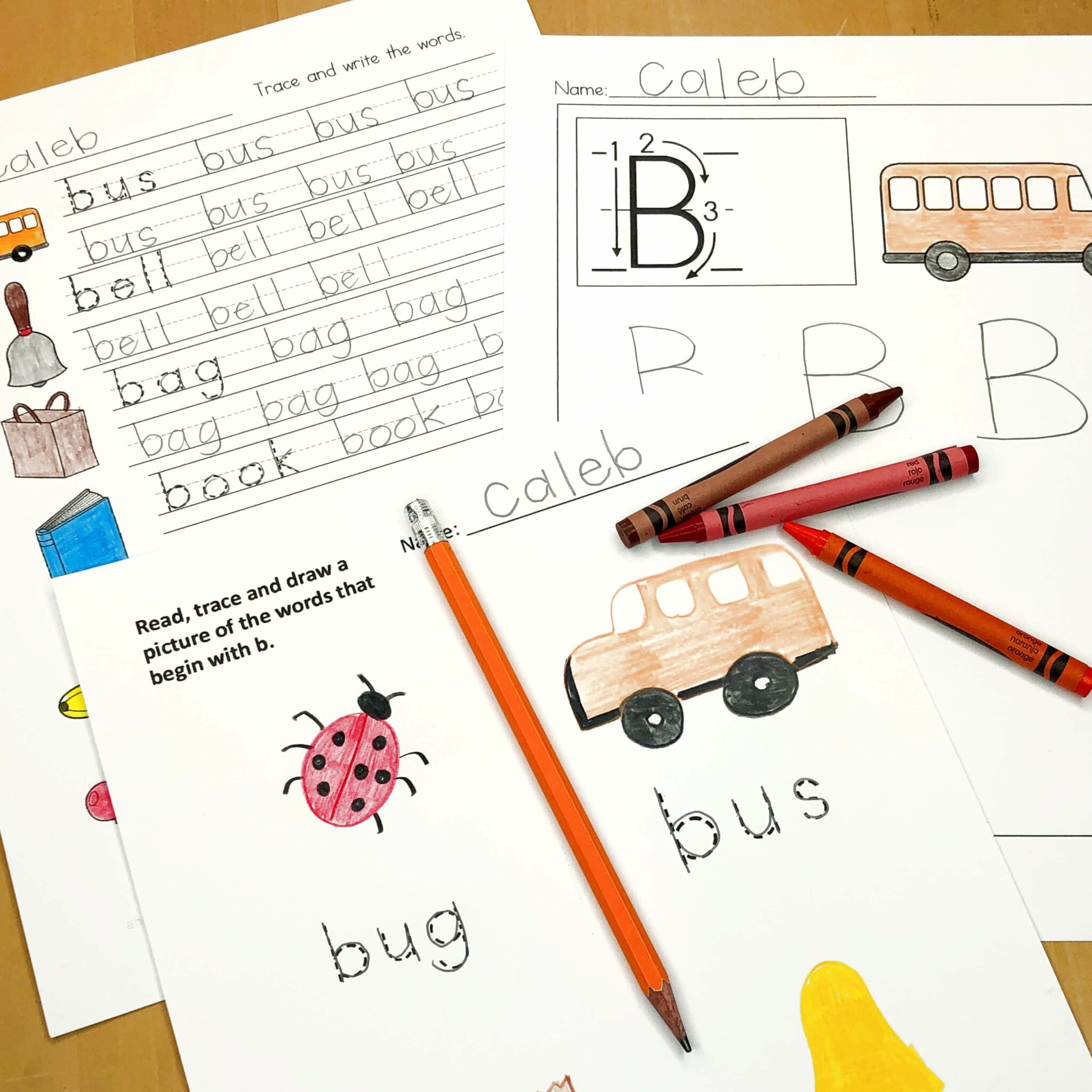 Letter B Lessons For Kindergarten Or Preschool – Dollarlessonclub.com