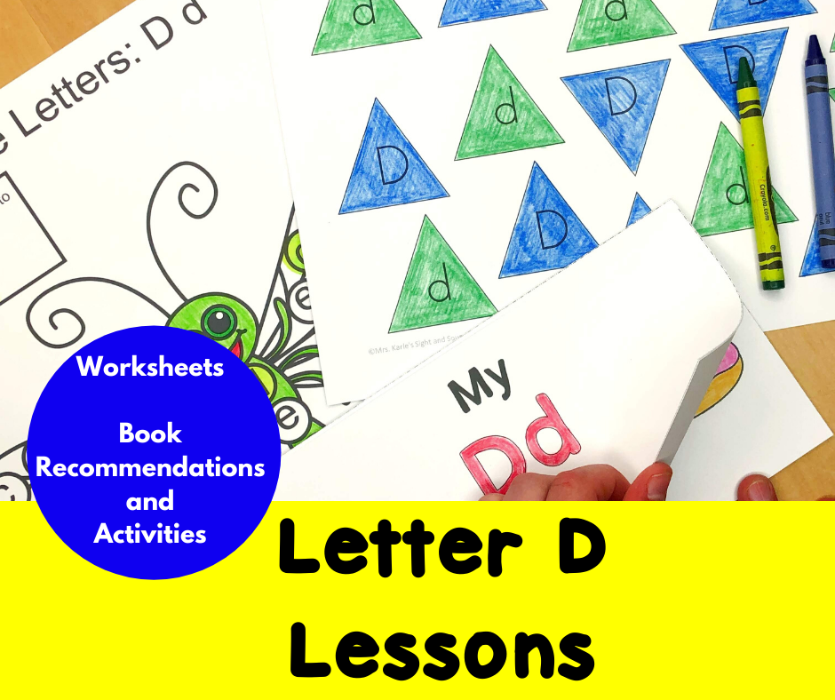 Letter D Lessons (Letter of the Week) Print and Go! – dollarlessonclub.com