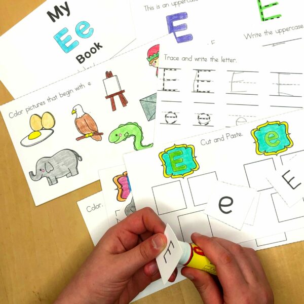Letter E Lessons and Worksheets