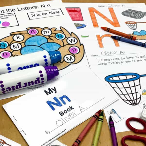 Letter N Lessons and Worksheets
