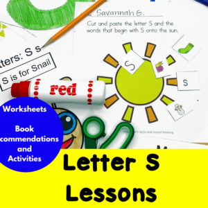 Letter S Lessons