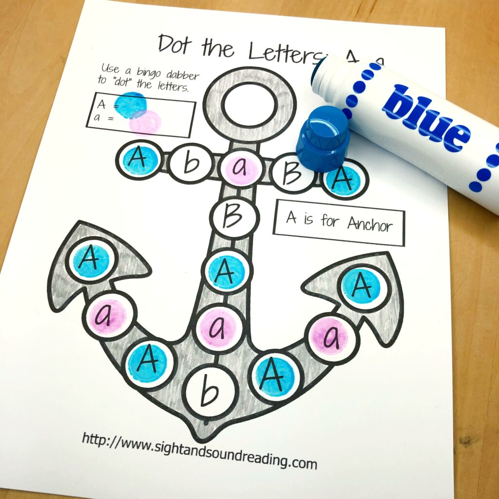 Letter A Lessons for Kindergarten or Preschool – dollarlessonclub.com