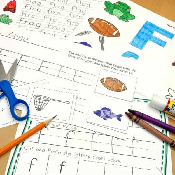 Letter F Lessons and Worksheets