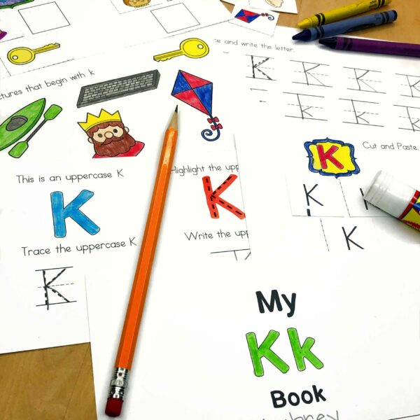 Letter K Lessons and Worksheets
