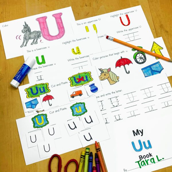 Letter U Lessons and Worksheets