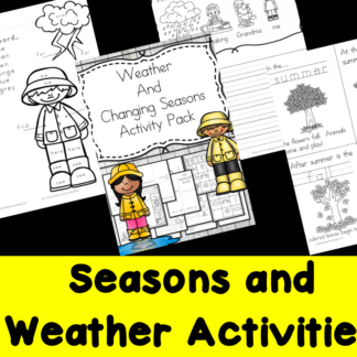 Seasons and Weather activities for Kindergarten