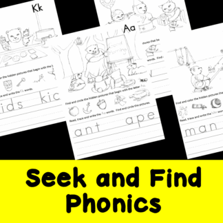 Seek and Find Phonics Activities