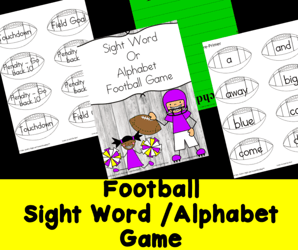 Football Sight Word game