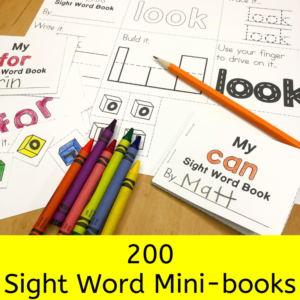 220 Sight Word Fluency Mini-Books