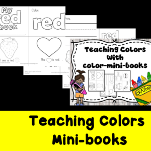 Teaching Colors - Mini book