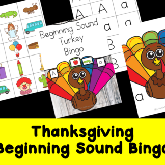 Thanksgiving Bingo