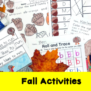 Fall Activities for Kindergarten