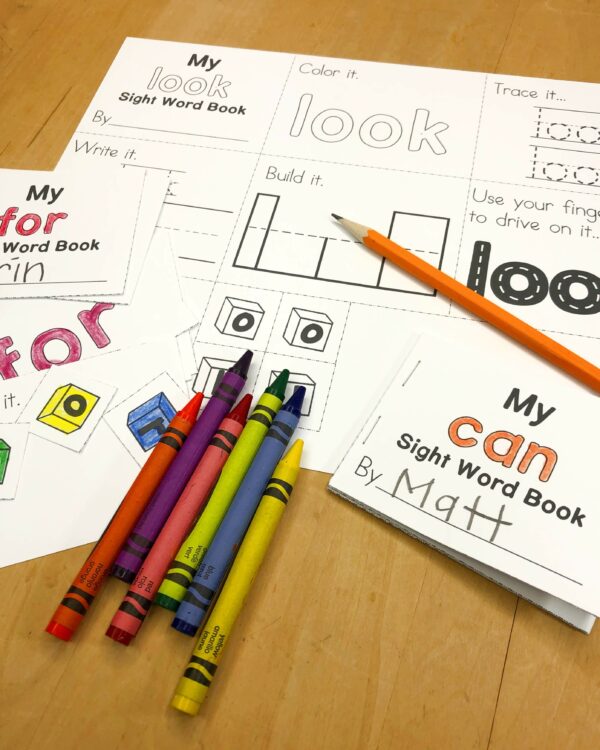 Sight Word Mini-books