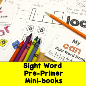Dolch Sight Word Pre-Primer Minibooks